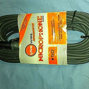 NWT. LiveWire Advanced 50ft. Microphone csble